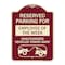 Signmission Reserved Parking for Employee of the Week Unauthorized Vehicles Towed Away, A-DES-BU-1824-23109 A-DES-BU-1824-23109 - alternate 1